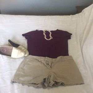 Loft Khaki shorts